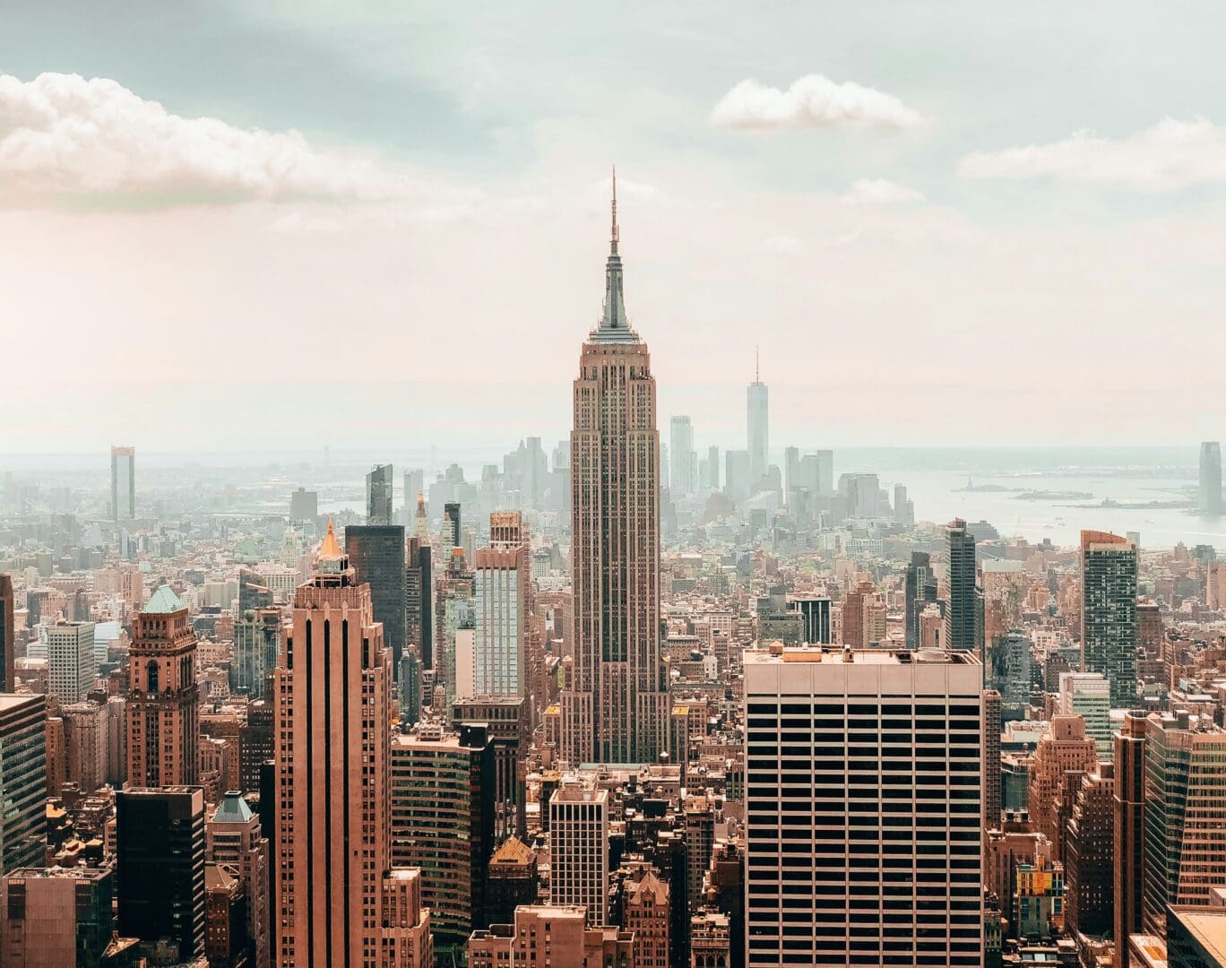 New York City skyline with Empire State Building